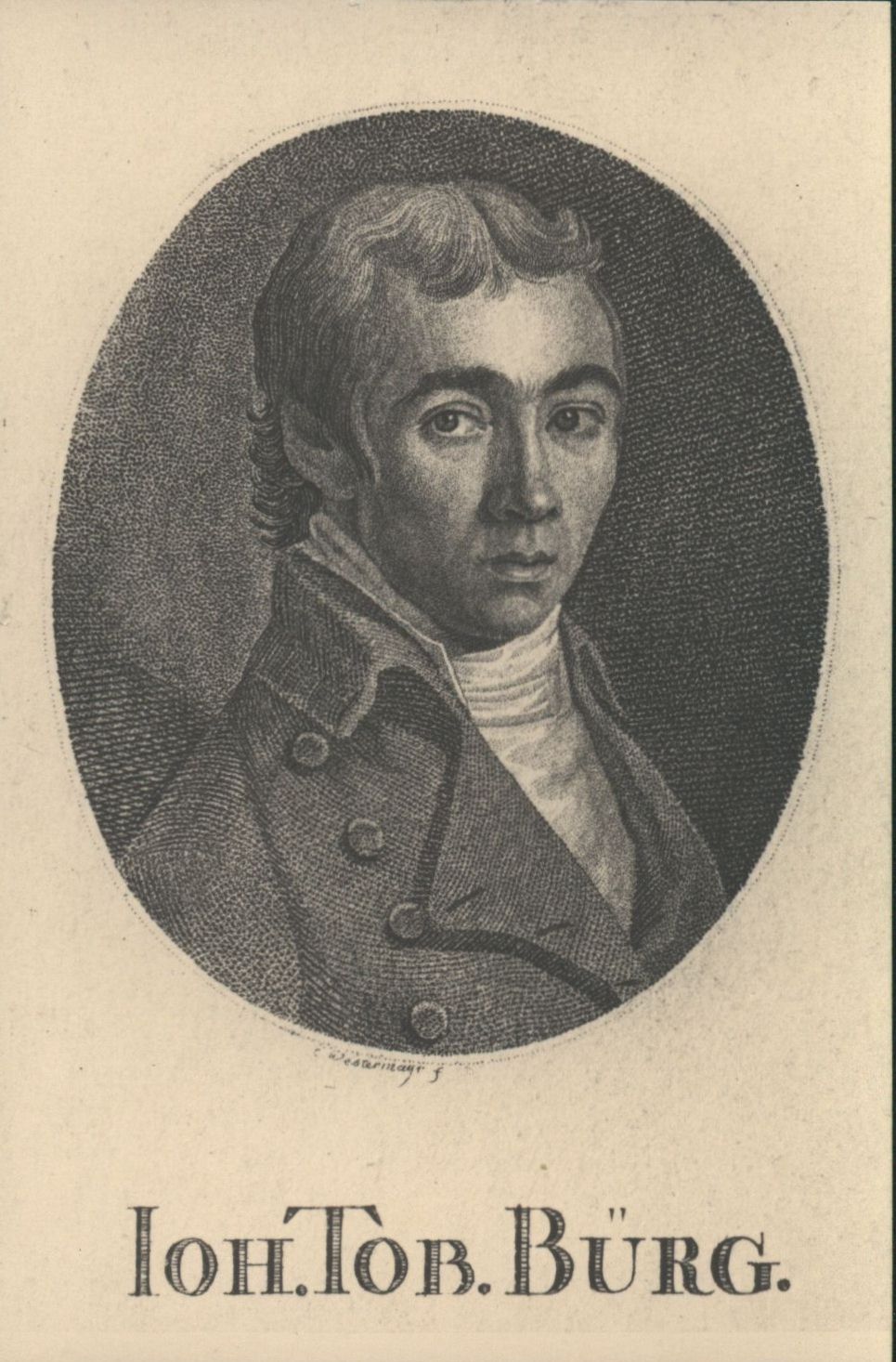 Porträt Johann Tobias Bürg, Gemälde